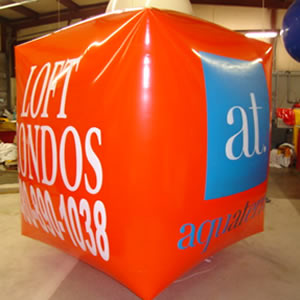 Giant Balloon - helium inflatable cube
